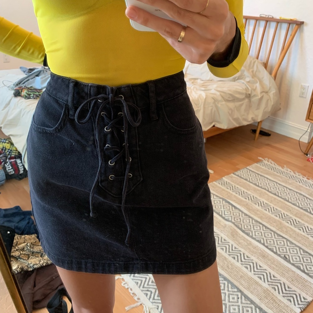 Kendall and Kylie mini skirt